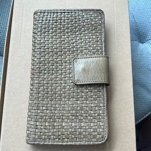 Sage colored slim wallet